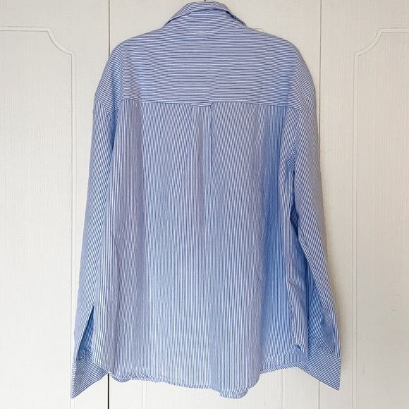 Tilly’s RSQ Blue Striped Button Down Shirt - Picture 10 of 12